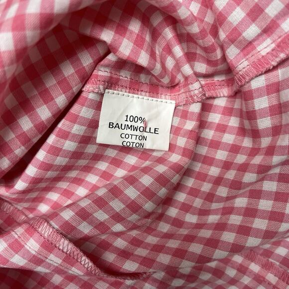 Vintage Spieth & Wensky Women's Blouse Size S Coastal Cowgirl Gingham Embroidery - Picture 8 of 10